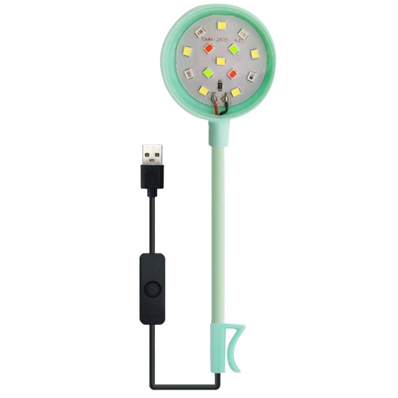 Planted Aquarium Bowl - Small Aquarium Fish Bowl LED Light