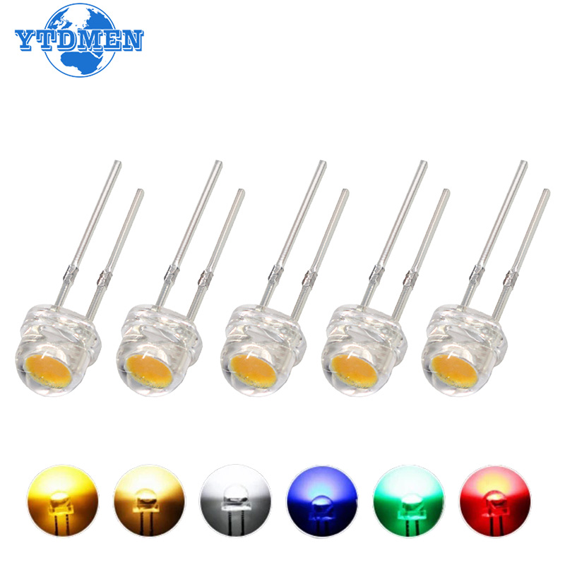 Ludwigia Super Red - 100PCS Super Bright 5MM LED Diode