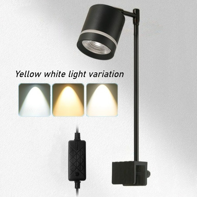 Aquarium Plant Ornament - Clip-On Fish Tank Light Full Spectrum