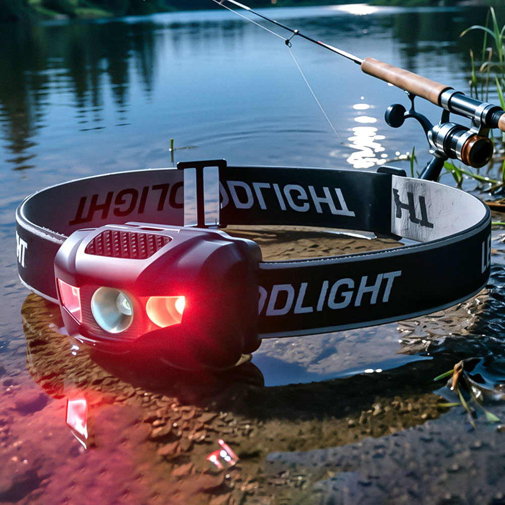 Ludwigia Super Red - Newest Fishing Headlight 4 Modes Waterproof