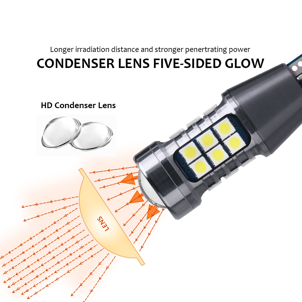 1pcs T15 W16W WY16W Canbus LED - огляд і ціна Ludwigia Super Red