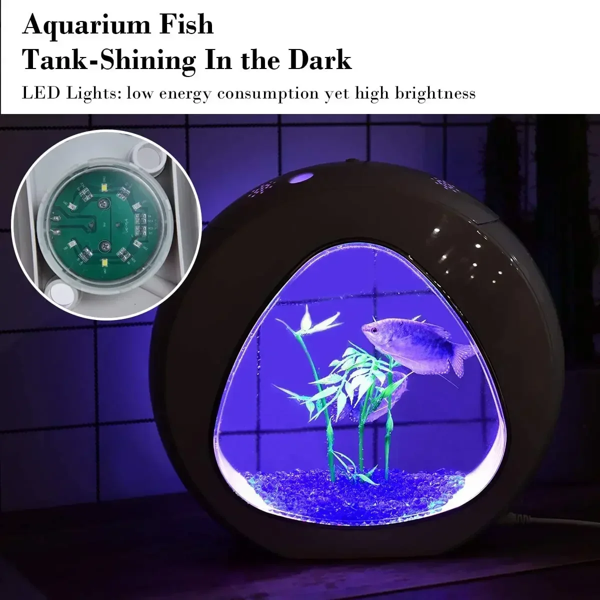 Betta Fish Tank, Fish Aquarium - огляд і ціна Planted Aquarium Bowl