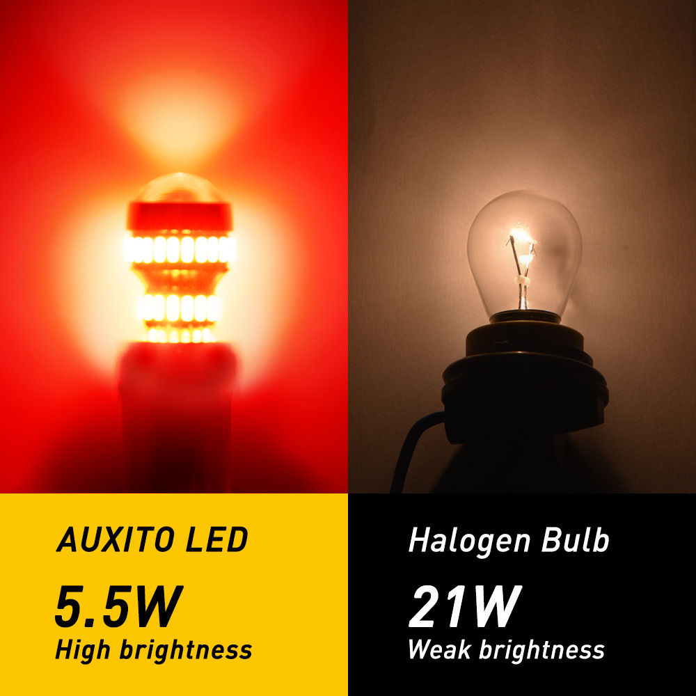 AUXITO 2Pcs 1156 P21W Ba15s LE - огляд і ціна Ludwigia Super Red