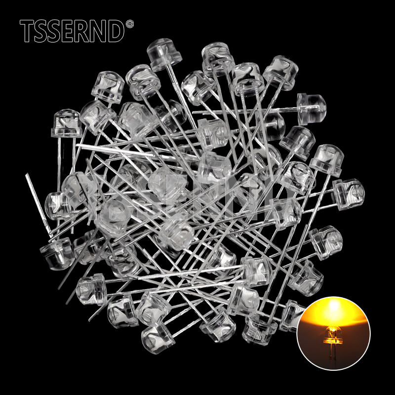 50pcs 5mm Straw Hat LED Super  - огляд і ціна Ludwigia Super Red