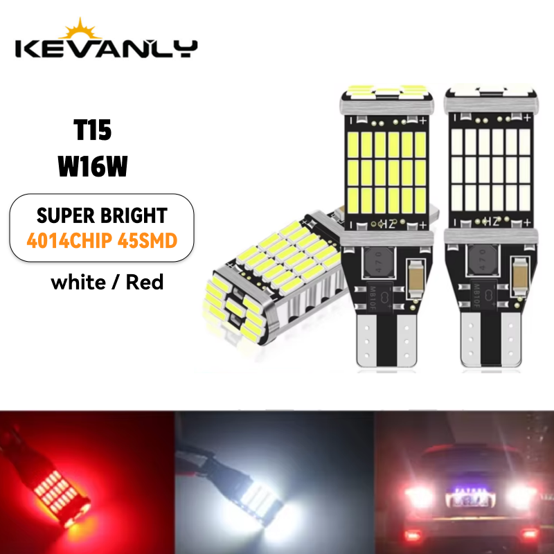 2pcs T15 Reverse Light W16W Le - огляд і ціна Ludwigia Super Red