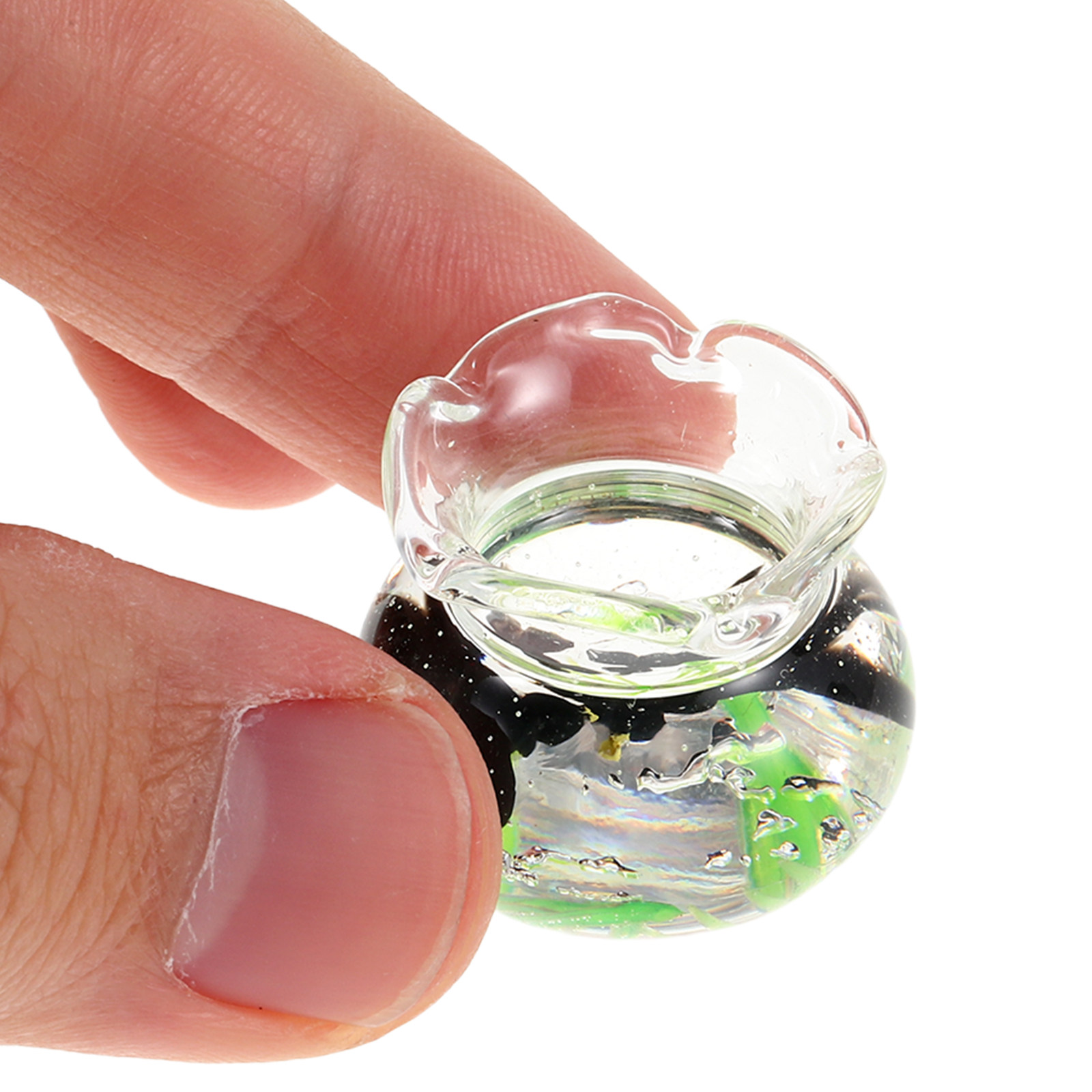Mini Resin Fish Bowl Miniature - огляд і ціна Planted Aquarium Bowl