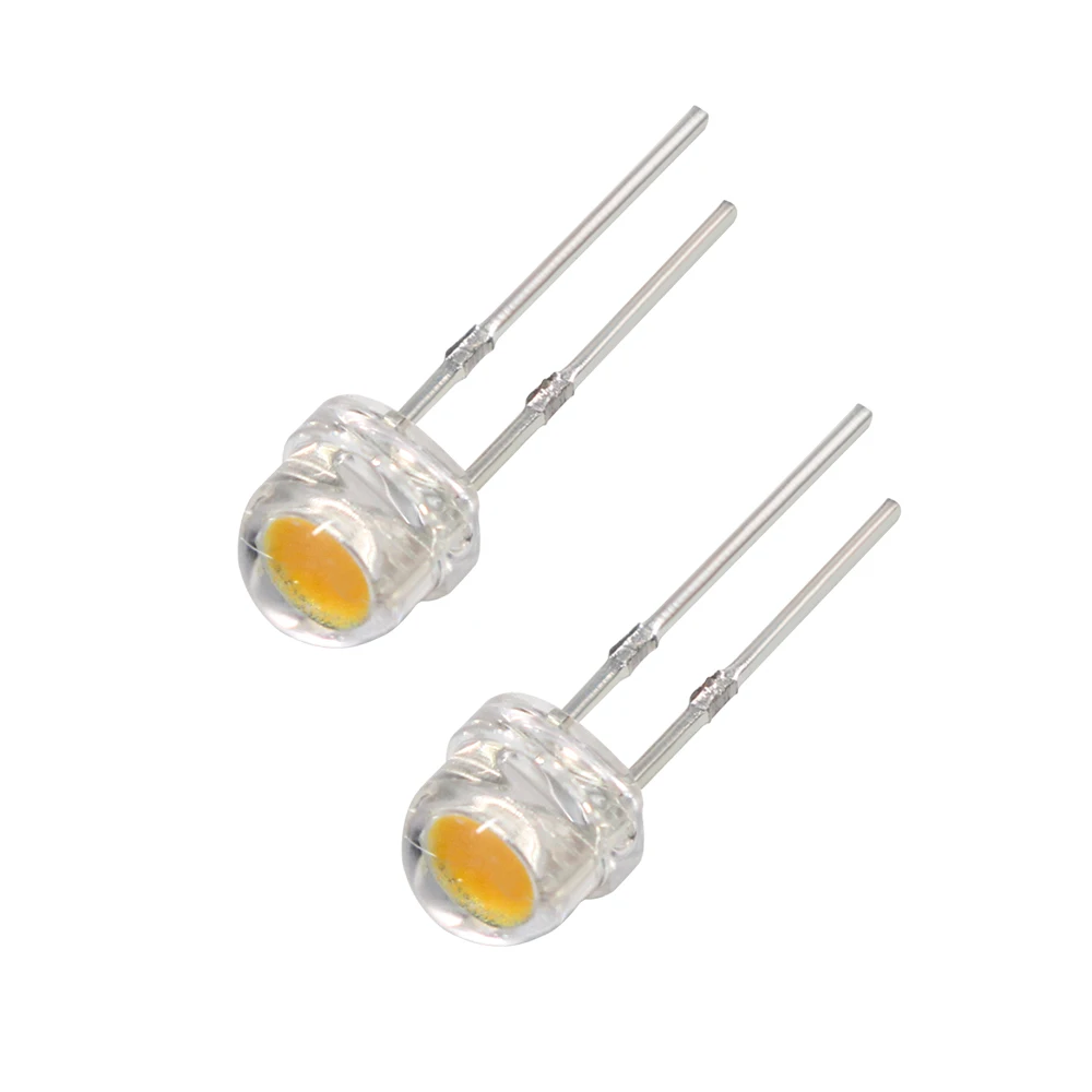 50PCS Straw Hat LED Diode 5MM  - огляд і ціна Ludwigia Super Red