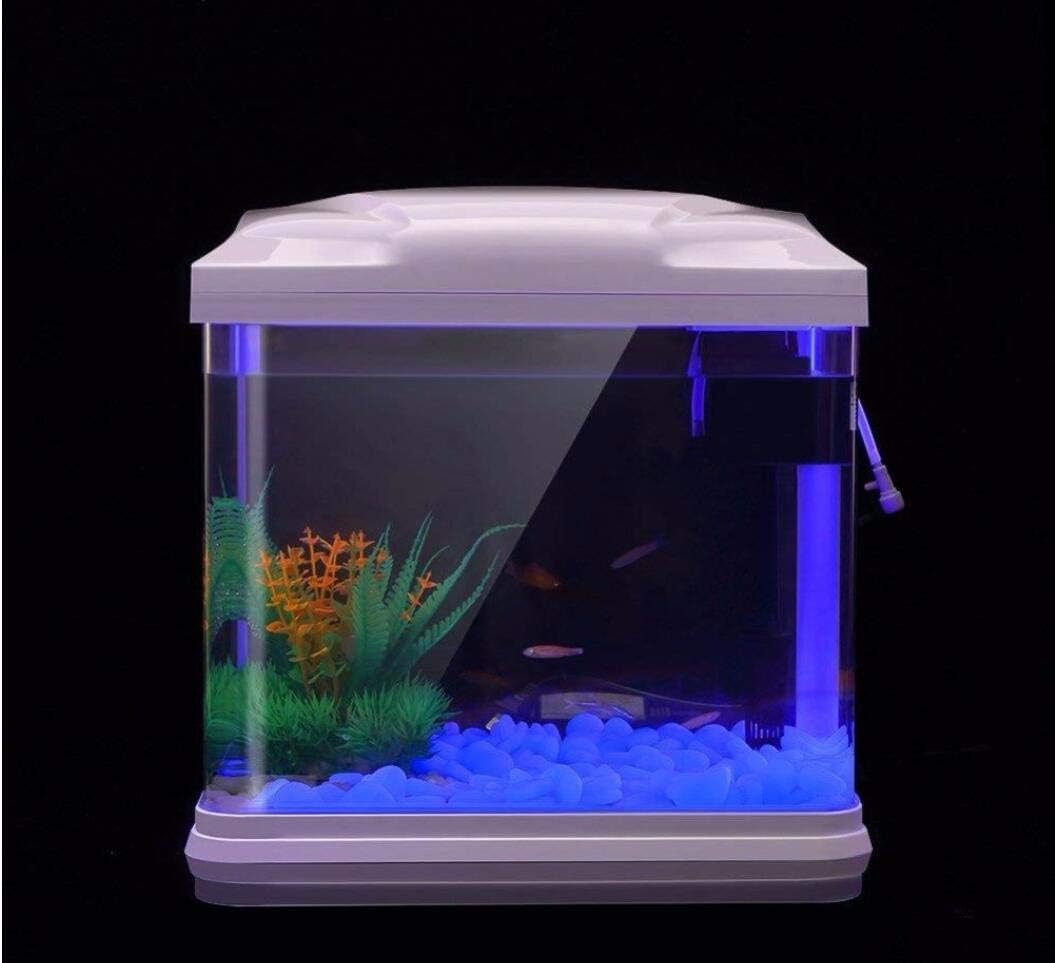 Fish Tank Rocks Glow Blue Pebb - огляд і ціна Aquarium Plant Ornament