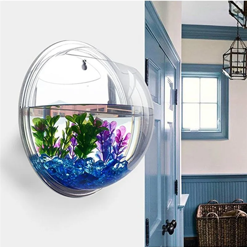 Transparent acrylic hanging wa - огляд і ціна Planted Aquarium Bowl